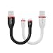 Easyacc Micro USB To USB Cable For Android Smartphones -0.5Ft (Black and White, Pack of 2) RS.499.00