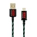 Produktbild Micro-USB Kabel, EZOPower Vergoldetes Rustfreies Micro-USB Kabel Nylon Textilummanteltem Verwicklungsfreien Sync- und Ladenkabel 0.9m (3Ft) für SmartPhones Tablets - Schwarz / Grün