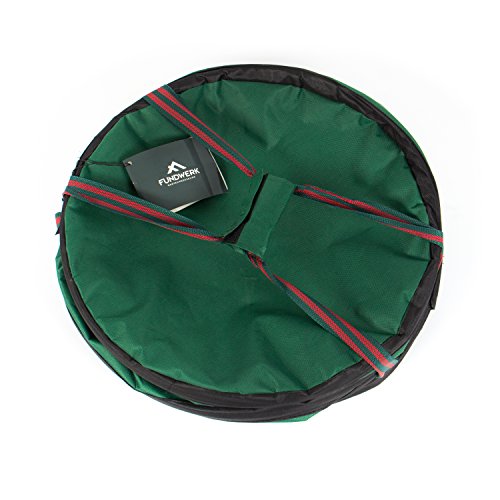 Fundwerk Pop-up Garten-Abfallsack 85 L im 3er Set | Die Gartenabfallsäcke sind bestens geeignet als Laubsack und für Grünschnitt - 3