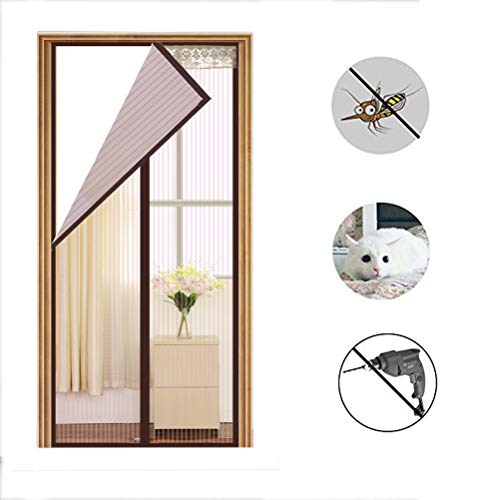 Preisvergleich Produktbild Dafang Fliegengitter Tür Insektenschutz, Fliegengitter Tür Insektenschutz Magnet Vorhang Fliegenvorhang,180 * 240cm