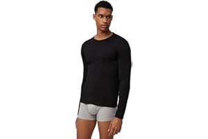 YSABEL MORA Camiseta Interior Térmica Manga Larga Hombre Retención de Calor Ideal Invierno Interior Afelpado Comodidad Máxima 92% Poliéster 8% Elastano
