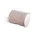 GreenForest Vintage Jute Linen Burlap Round Hanging Storage Basket-Red Strips