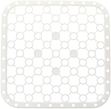 CADANIA Kitchen Sink Debris Filter Mat Chassis Cups Strainer Drain Pan Insulation Pad White