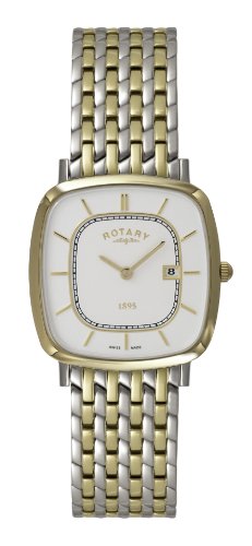Rotary Herren-Armbanduhr Ultraflach Analog Quarz Edelstahl beschichtet GB08101/02 Rotary Herren-Armbanduhr Ultraflach Analog Quarz Edelstahl beschichtet GB08101/02