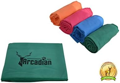 Arcadian Microfibre Dog Towel Large, Green