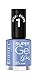 Rimmel London Shade 52 Blue Babe Kate Moss Super Gel Nail Polish, Blue 12 ml