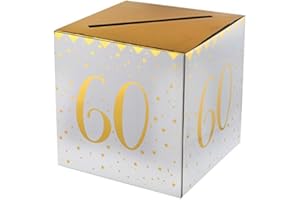 SANTEX Brief-und Kartenbox 60. Geburtstag Golden Times