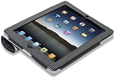 CDN® iRoll L017-01 Bamboo Scroll Case for the new iPad 4 iPad 3 and iPad 2 - Blue Grey