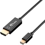 Mini DP to HDMI, Rankie Gold Plated Mini DisplayPort (Thunderbolt Port Compatible) to HDMI Cable 6ft