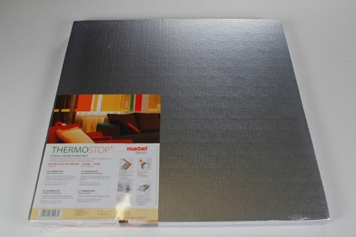 1 m2 Isolierplatten mit Alufolie 50x50 cm Wand Isolierung THERMO-STOP 4