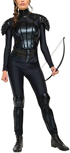 Hunger Games Katniss Everdeen Costume from Mockingjay Black 2 Piece - XS
