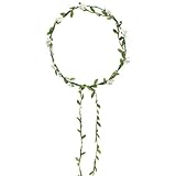 Sanwood Lady Girl Boho Floral Flower Festival Wedding Garland Forehead Hair Head Band 8 Colors