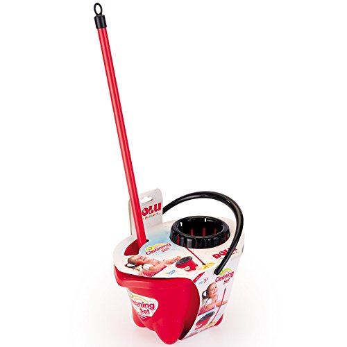 Preisvergleich Produktbild Reinigungs Spielset mit Wischmop und Eimer inklusive Auswringfunktion • Kinder Set Wischer Putzset Putzzeug Spielzeug
