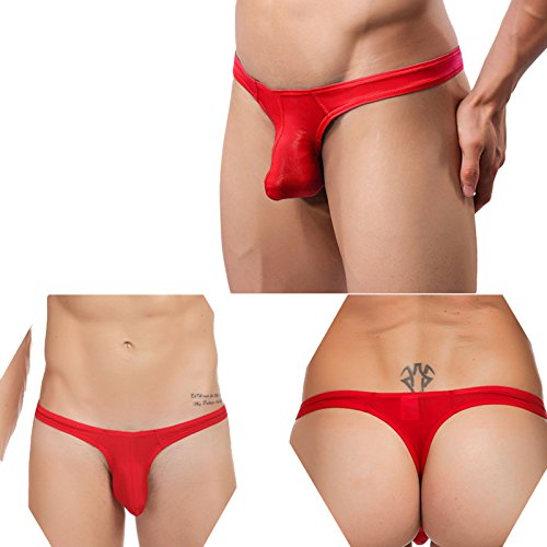 Männer Mode Unterwäsche Ultradünner Atmungsaktive Sexy Slip Thong Unterhose G-String - 2