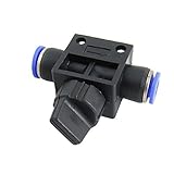  DealMux 6x6mm One Touch Fitting Pneumatik-Anschluss Handventil