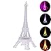 Produktbild Eiffelturm Acryl Blinker LED Nachtlicht Bunte romantische Atmosphäre Schreibtischlampe Nachtlicht 10 × 10 x 25 cm