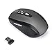 Produktbild Mini Schnurlos Maus Wireless Mouse SOMESUN 2.4G 2000 DPI Gaming Maus Optische Mäuse mit USB Nano Empfänger Für PC Laptop iMac Macbook Microsoft Pro, Office Home (Grau)