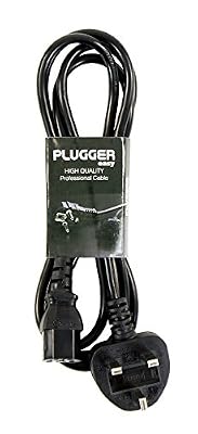 Plugger Câble d'alimentation 1,8 m norme UK Noir