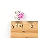 Nail Art Tip Decoration Rose Faux Pearl Charms Pack of 10