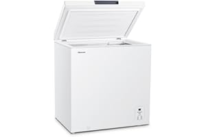 Hisense FT184D4AWYE Congelatore a pozzo 142 litri, illuminazione Led, super silenzioso 40 db, classe E