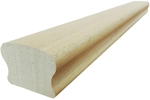 ONLYWOOD.IT Onlywood Corrimano Legno Ayous UNIVERSALE 46 x 32 mm - Asta da 3 Metri