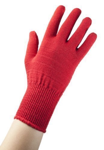 Preisvergleich Produktbild EDZ Merino Wolle Thermo Liner Handschuhe-Rot-XL