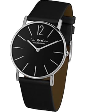 Jacques Lemans Unisex-Armbanduhr La Passion Analog Quarz Leder LP-122A