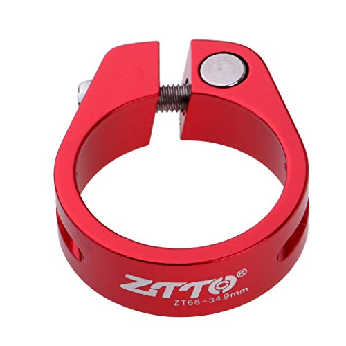 B Baosity Ultralight Bike Seatpost Clamp Seat Post Lock Fastened Clamps Aluminium Alloy MTB Mountain Road Bike Parts 34.9mm 31.8mm