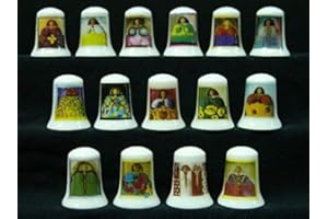 ARTESANÍAS SÁNDALO Dedales colección Juego 15 dedales Meninas