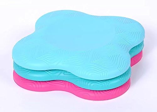 Yoga knee pad - Support for knees, wrists, and elbows for yoga and pilates (Blue Single)