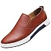 Produktbild b-commerce Business Herren Anzugschuhe,schlichter Business-Halbschuh Lederschuhe Oxford Schuhe Smoking Lackleder Hochzeit
