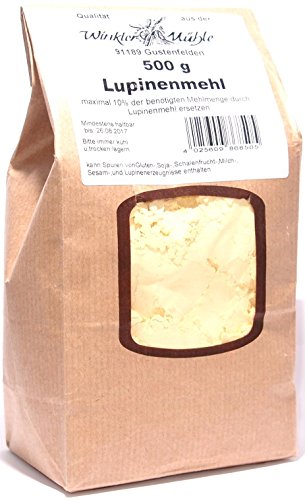 Preisvergleich Produktbild Lupinenmehl aus der weissen Süßlupine (500g)
