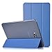 Produktbild IVSO Ultra Schlank Ständer Slim Leder zubehör Schutzhülle mit Automatischem Schlaf Funktion für Samsung Galaxy Tab A 10.1 Zoll Wi-Fi/ LTE (2016) SM-T580N/SM-T585N Tablet-PC perfekt geeignet,Blau