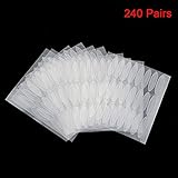 Clear White Double Eyelid Maker Adhesive Tapes Stickers 154 Pairs