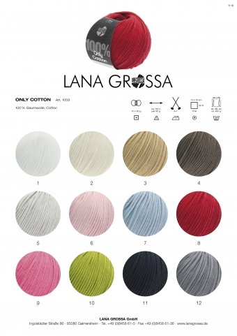 LANA GROSSA Only Cotton, 01 – Weiß - 2