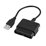  Zerone PS2 zu PS3 Controller Adapter, PS2 Controller zu USB Konverter für PS3 PC Kompatibel zu Sony PS1 PS2 Wired Wireless Controller