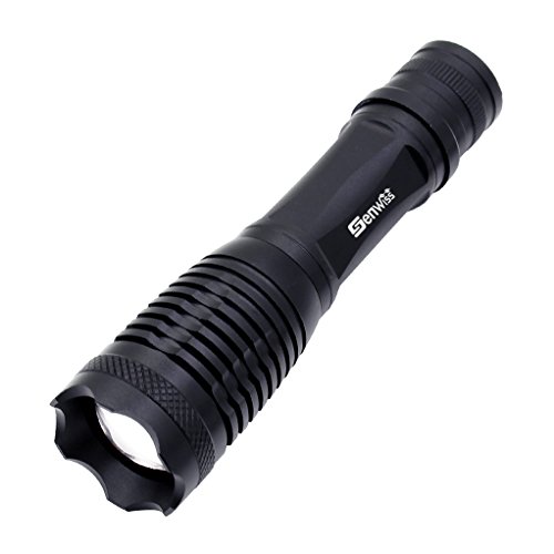 Siuyiu 2000 lumen 12W XM-L T6 messa a fuoco Regolare zoom ha condotto la mini torcia della torcia elettrica