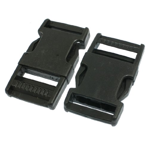 Preisvergleich Produktbild sourcingmap® 1" Schnalle Steckschnalle Steckschließer Klickschnalle Gürtschnalle 2 Stücke