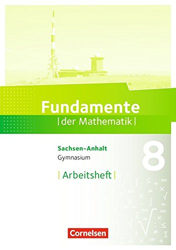Pdf Fundamente Der Mathematik Gymnasium Sachsen Anhalt 8 Schuljahr Arbeitsheft Mit Eingelegten Losungen Epub Jamiehedley