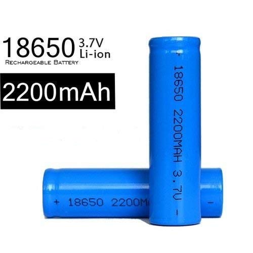 Breewell 18650 3.7V 2200mAh Rechargeable Li-ion Battery Flat Top-2PCS (Blue) RS.429 (75.00% Off) - Amazon