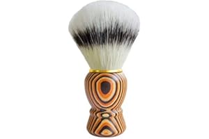 BOTI Rasierpinsel, Kunst-Holz-Bartbürste (ultradichtes Kunsthaar), Barber Shop Professionelles Rasierwerkzeug (22 mm Luxusknoten)