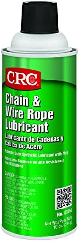 CRC Chain and Wire Rope Lubricating Spray, (Net Weight: 10 oz) 16oz Aerosol by CRC