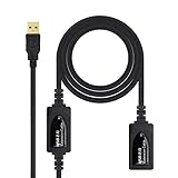 cable usb impresora 15 metros Es una solución ideal para necesidades de cable USB con longitud de más de 5 metros hasta un máximo de 25 metros (uniendo varios cables prolongadores con amplificador)