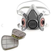Orange Safety 3M 6200 Yarım Y&uuml;z Maskesi Ve 6059 Abek1 Maske Filtresi | Yarım Y&uuml;z Koruma, ABEK1 Filtre, Kimyasal Koruma