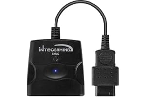 INTECGAMING Wireless Bluetooth Controller Adapter for Sega Saturn Console, Make Xbox One Controller / Switch Pro Controller Play Retro Console