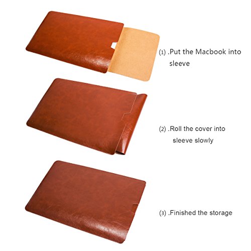 WALNEW Schlanke New MacBook Air 12 Zoll  A1534  H  lle  MacBook Schutzh  lle  H  lle  Case  Cover  New MacBook Air 12 Zoll H  lle mit Handgriff  gesch