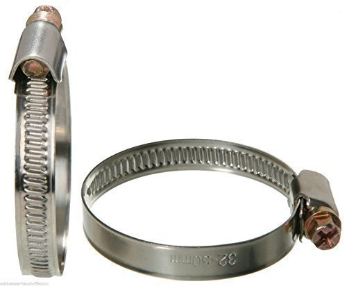 SBS Schlauchschellen 9mm breit ø 80-100mm INOX W2 rostfrei - 10 Stück