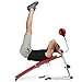 Produktbild Befied Klappbare Bauchtrainer Verstellbar Hantelbank Sit Up Bank Rückentrainer mit Boxbirne Stretchgriffe Dumbbells