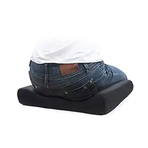 METRON Soft Supportive Multipurpose Washable Cover Seat Cushion/Chair Pad Helps in Comfortable Sitting Gives Relief from Back and Hip Pain (Dark Color)
