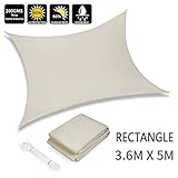 [INSTALACIÓN FÁCIL EN CUALQUIER LUGAR] - Cuentan con costuras reforzadas para evitar los bordes deshilachados. Con mosquetón de acero inoxidable en cada esquina, incluyen 4 * 1,5m cuerdas largas de PE duradero para instalar en cualquier lugar que desee. Mantiene estable y seguro.
